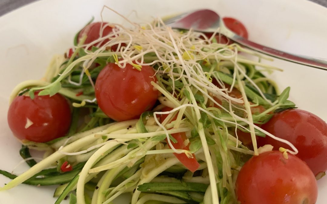 Quick and Easy Zucchini, Lemon and Garlic ‘Pasta’