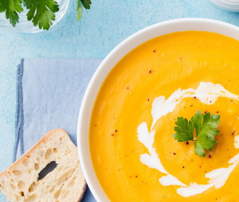 Roasted Pumpkin and Honey Soup